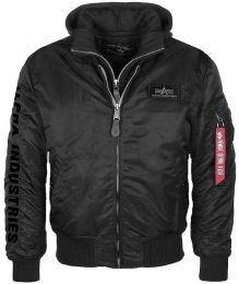 Bunda ALPHA INDUSTRIES MA-1 D-TEC SE černá & černá