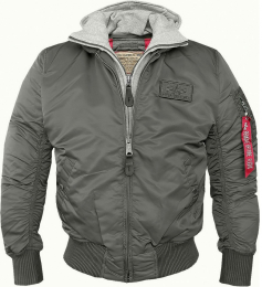 ALPHA INDUSTRIES Bunda MA-1 D-TEC repl. grey