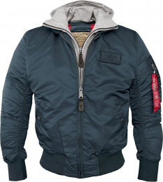 ALPHA INDUSTRIES Bunda MA-1 D-TEC repl. blue