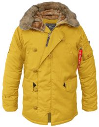 ALPHA INDUSTRIES Bunda ALPHA INDUSTRIES EXPLORER mustard