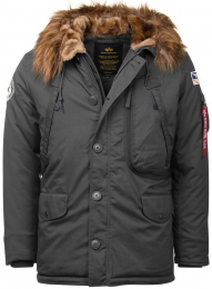ALPHA INDUSTRIES Bunda POLAR černá