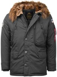 Bunda ALPHA INDUSTRIES POLAR černá