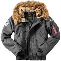 ALPHA INDUSTRIES Bunda ALPHA INDUSTRIES POLAR SV černá