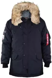 ALPHA INDUSTRIES Bunda ALPHA INDUSTRIES ARCTIC DISCOVERER černá