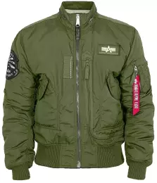 ALPHA INDUSTRIES Bunda ALPHA INDUSTRIES ENGINE tm.zelená