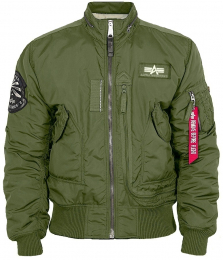 ALPHA INDUSTRIES Bunda ENGINE tm.zelená