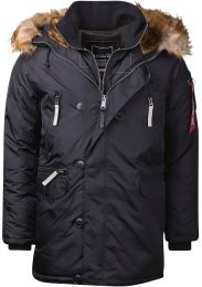Bunda ALPHA INDUSTRIES PPS N-3B černá & reflective