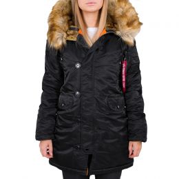 Dámská bunda ALPHA INDUSTRIES N-3B VF 59 wmn černá