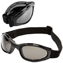 Brýle taktické ROTHCO® skládací kouřová skla černá