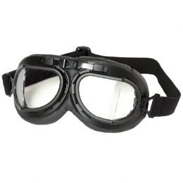 Brýle RAF PILOT retro čirá skla černá