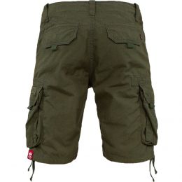 Kraťasy ALPHA INDUSTRIES STREAM ripstop tm.zelená