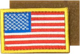 CONDOR® Nášivka vlajka USA barevná velcro