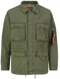 Bunda ALPHA INDUSTRIES FIELD JACKET dark olive