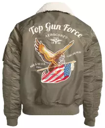 TOP GUN® Bunda TOP GUN® FORCE CWU-45 army green