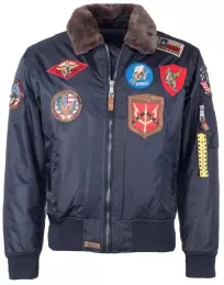 Bunda TOP GUN® OFFICIAL B15 FLIGHT BOMBER navy