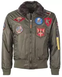 Bunda TOP GUN® OFFICIAL B15 FLIGHT BOMBER oliva