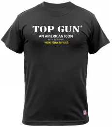 Tričko TOP GUN® AMERICAN ICON černá
