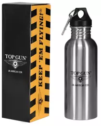 TOP GUN® Láhev TOP GUN® nerez 700ml stříbrná