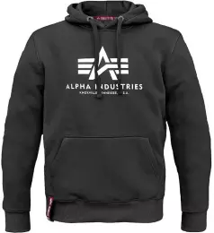 Mikina ALPHA INDUSTRIES BASIC HOODY černá