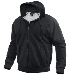 ROTHCO® Mikina s kapucí ROTHCO® THERMAL ZIP černá