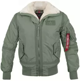 Bunda ALPHA INDUSTRIES B-15 III TT BOMBER sage green