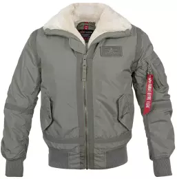 Bunda ALPHA INDUSTRIES B-15 III TT BOMBER vintage green