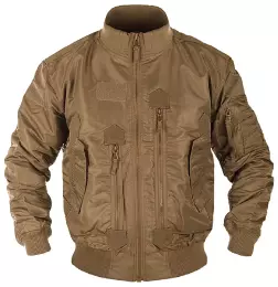 MIL-TEC® Bunda US TACTICAL FLIGHT JACKET coyote - vel.XL