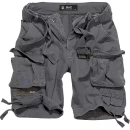 BRANDIT Kraťasy SAVAGE VINTAGE šedá antracit