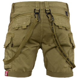 ALPHA INDUSTRIES Kraťasy UTILITY oliva