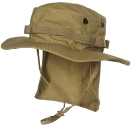 TEESAR® Klobouk US BOONIE s límcem coyote rip-stop