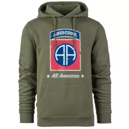 FOSTEX® Mikina s kapucí 82ND AIRBORNE DIVISION oliva