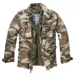 BRANDIT Bunda M-65 GIANT s vložkou wodland camo