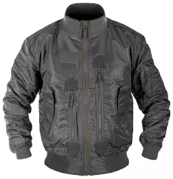 MIL-TEC® Bunda US TACTICAL FLIGHT JACKET černá - vel.2XL